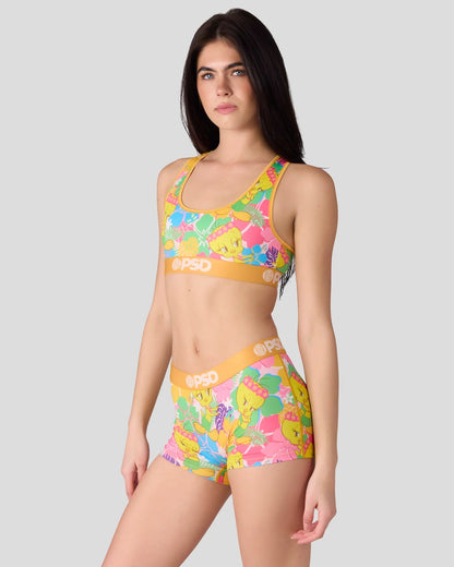Sale PSD Looney Tunes - Tweety Hawaii - Sports Bra