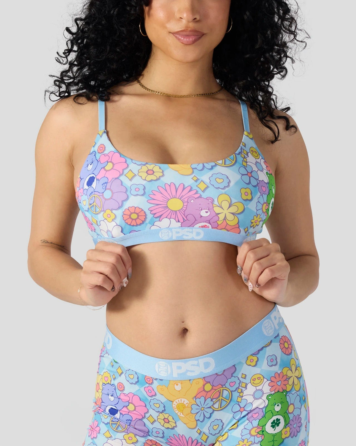 Sale PSD Care Bears - Flower Power - Scoop Bralette