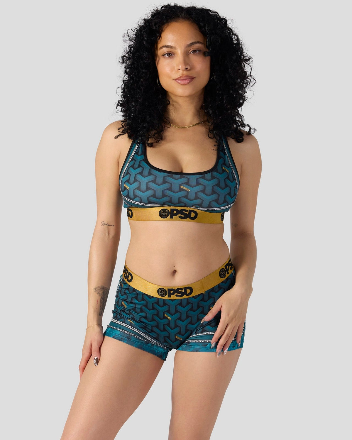 Sale PSD Baller Lux Teal - Sports Bra