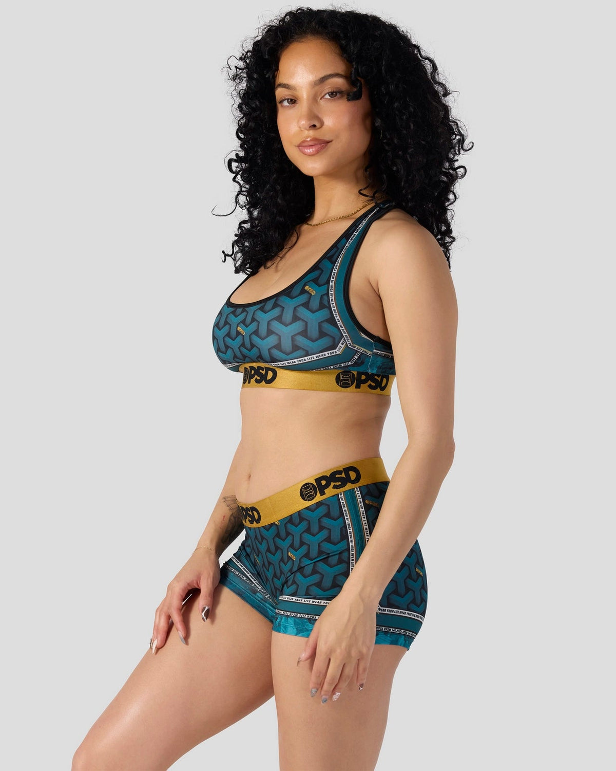 Sale PSD Baller Lux Teal - Sports Bra