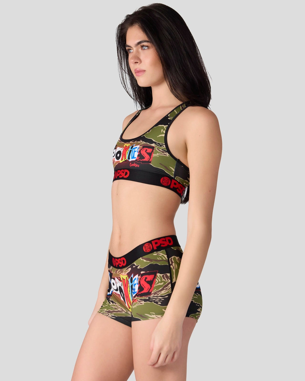 Sale PSD Cookies - Ransom Camo - Sports Bra