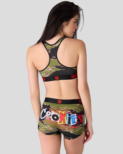 Sale PSD Cookies - Ransom Camo - Sports Bra