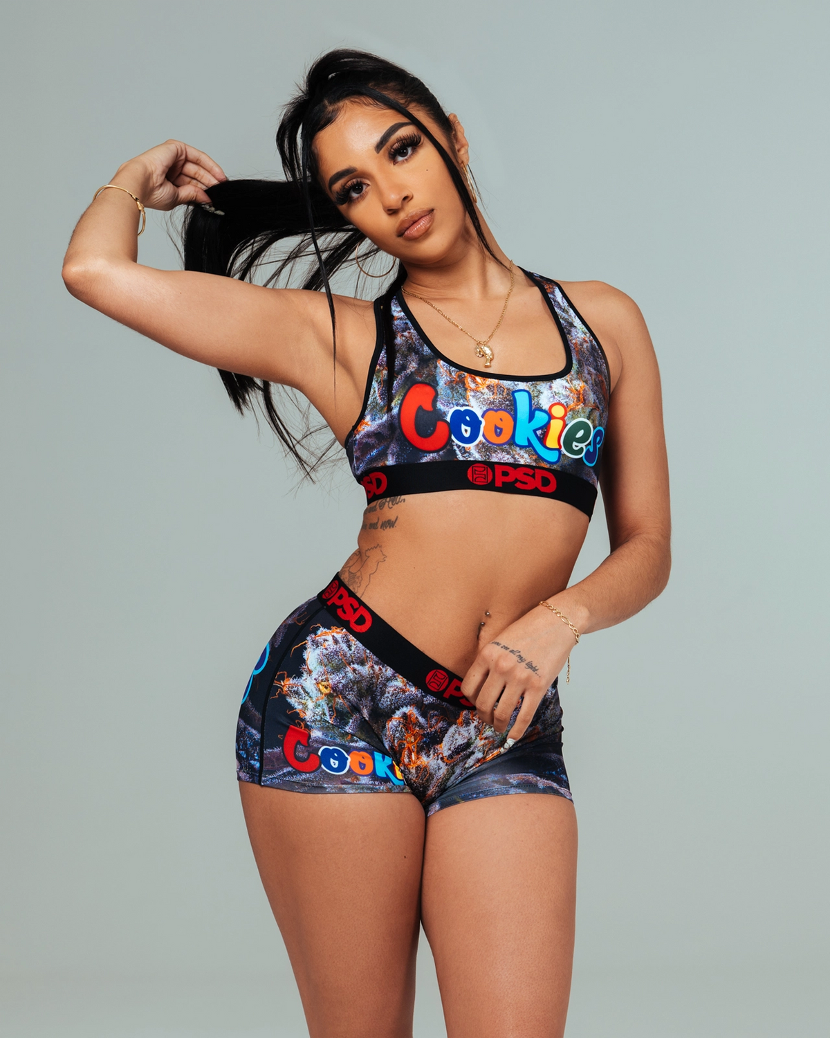 Sale PSD Cookies - Flower - Sports Bra