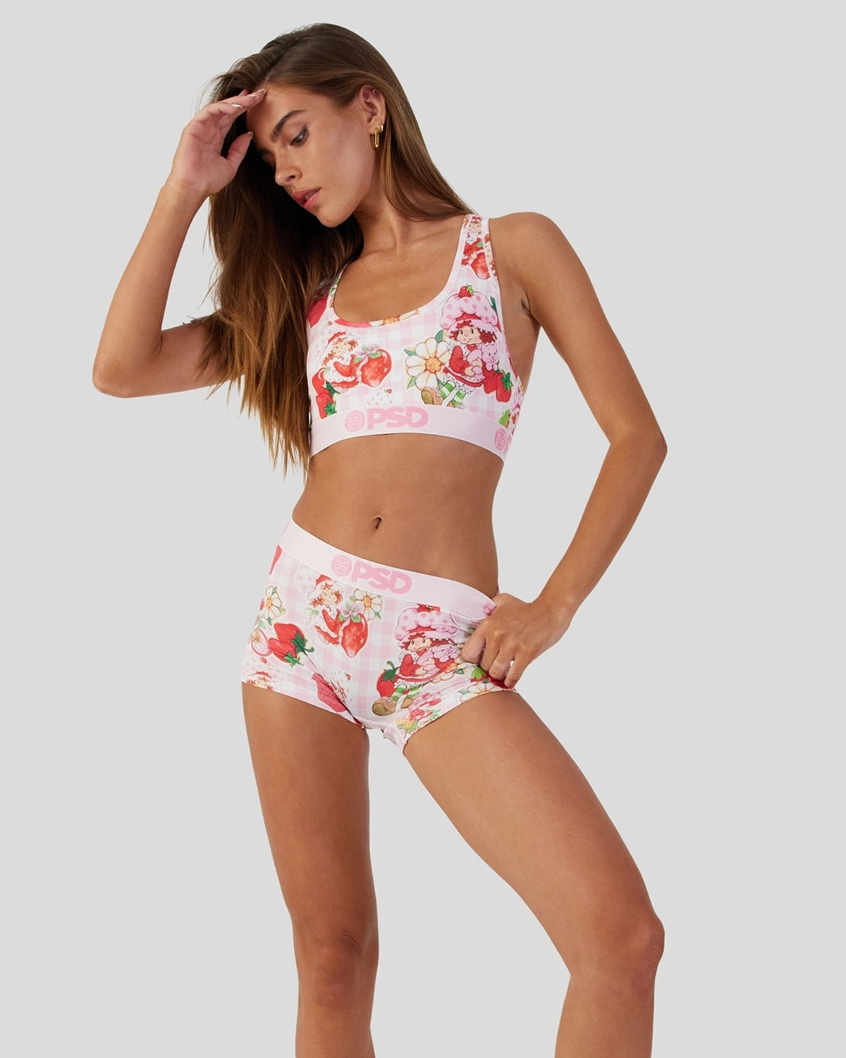 Sale PSD Strawberry Shortcake - Berry Special - Sports Bra