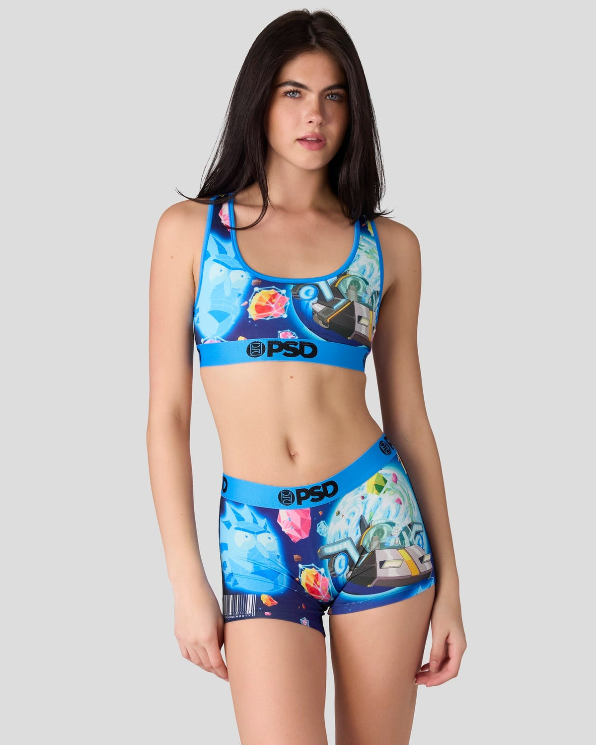 Sale PSD Rick and Morty - Travels - Sports Bra
