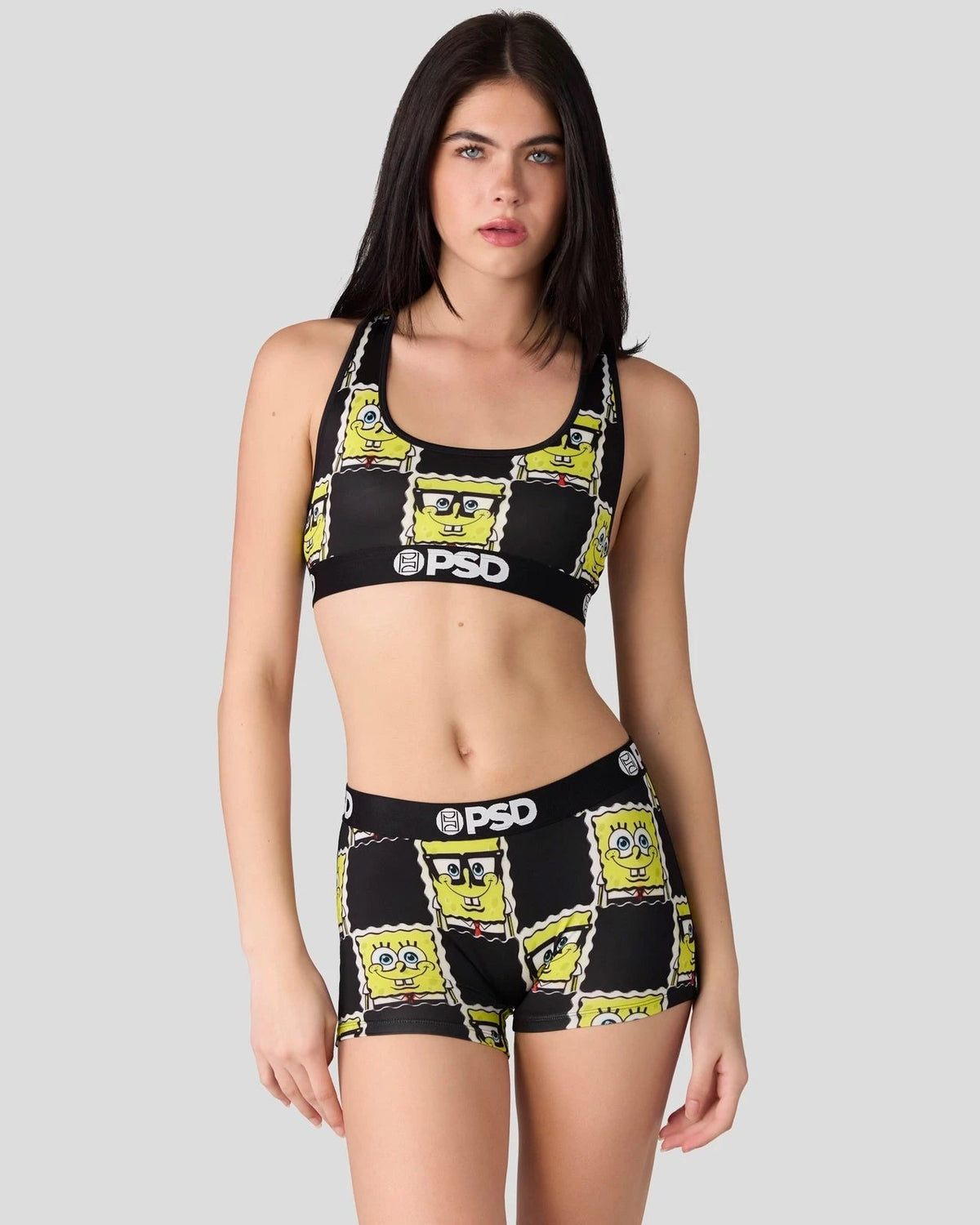 Sale PSD SpongeBob SquarePants - Check - Sports Bra