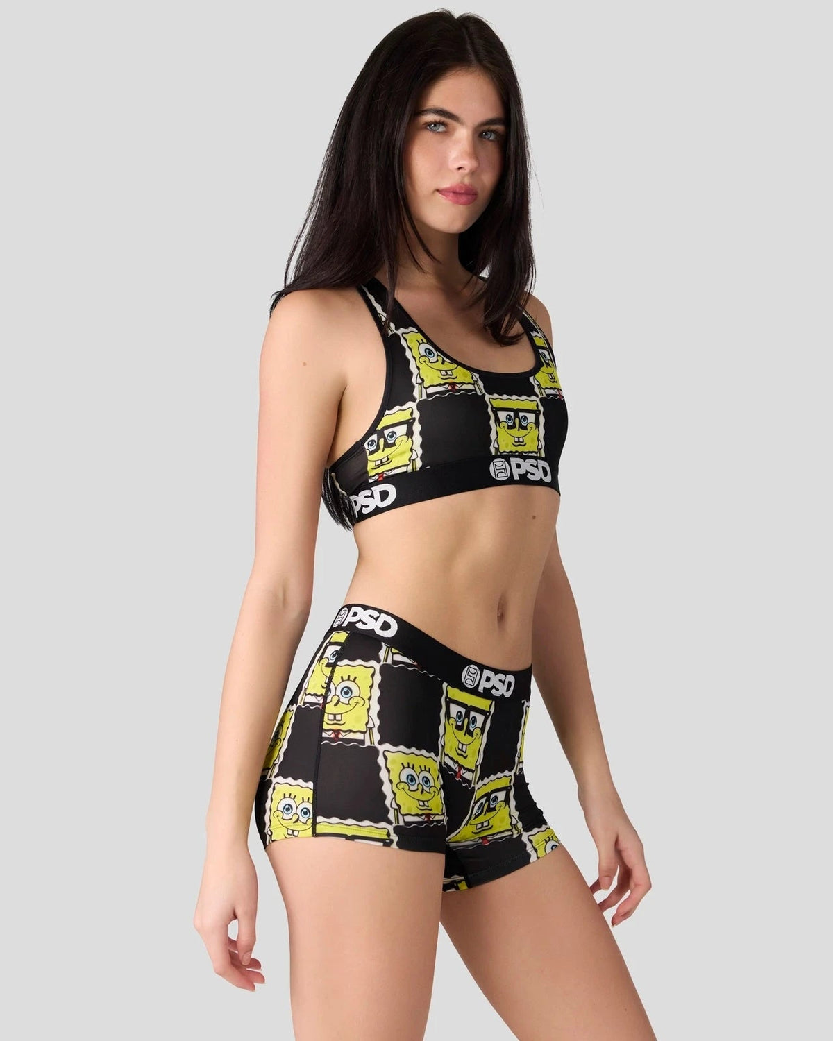 Sale PSD SpongeBob SquarePants - Check - Sports Bra