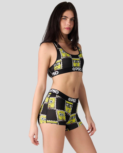Sale PSD SpongeBob SquarePants - Check - Sports Bra