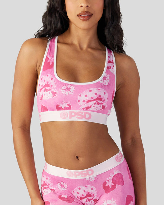Sale PSD Strawberry Shortcake - Velour - Sports Bra