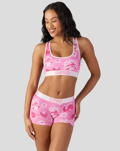Sale PSD Strawberry Shortcake - Velour - Sports Bra