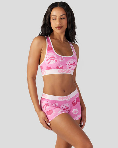 Sale PSD Strawberry Shortcake - Velour - Sports Bra