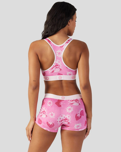 Sale PSD Strawberry Shortcake - Velour - Sports Bra