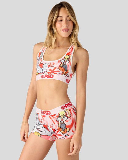 Sale PSD Looney Tunes - Looney Hearts - Sports Bra