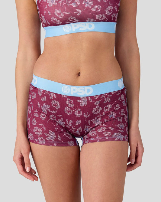 Sale PSD Halftone Bloom - Boy Short