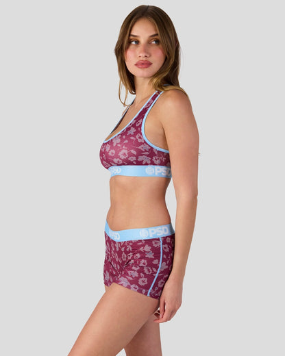 Sale PSD Halftone Bloom - Boy Short