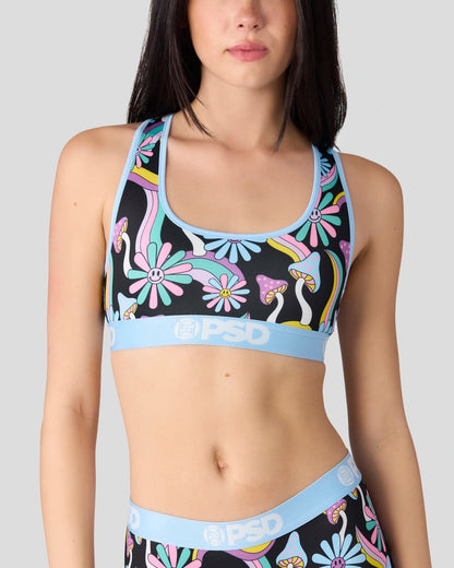 Sale PSD Happy Shrooms - Sports Bra
