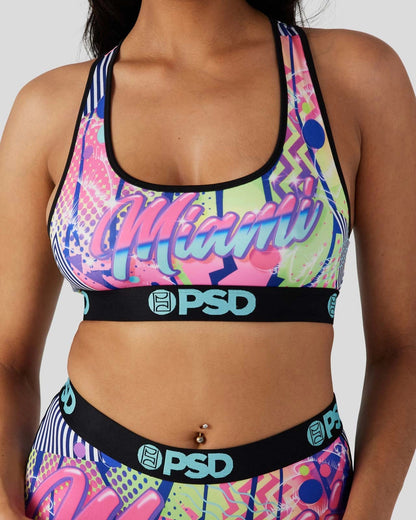 Sale PSD 90's Miami - Sports Bra