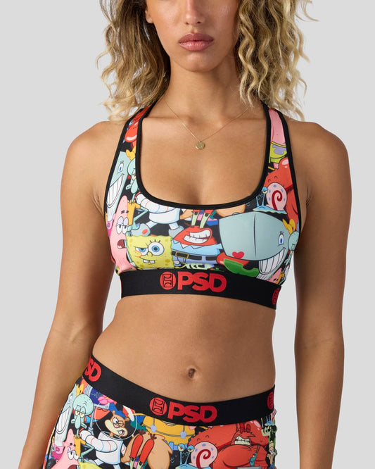 Sale PSD SpongeBob SquarePants - Squad - Sports Bra