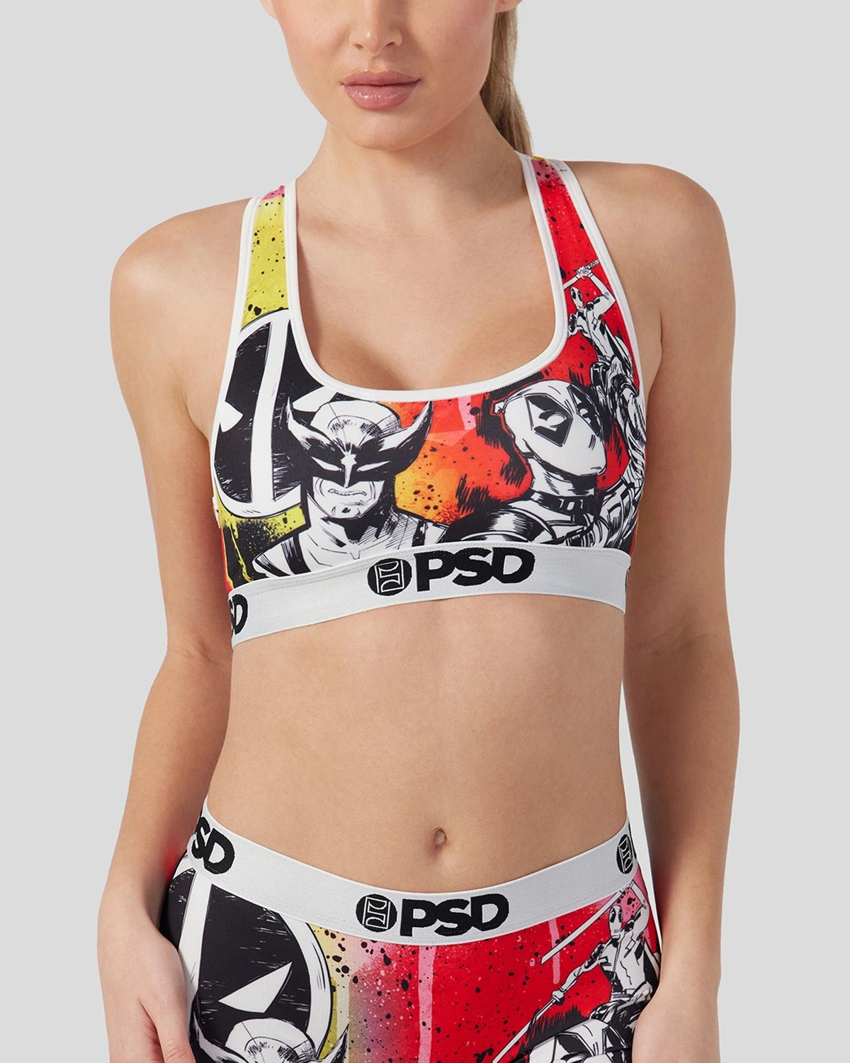 Sale PSD Deadpool - Holy Snikt! - Sports Bra