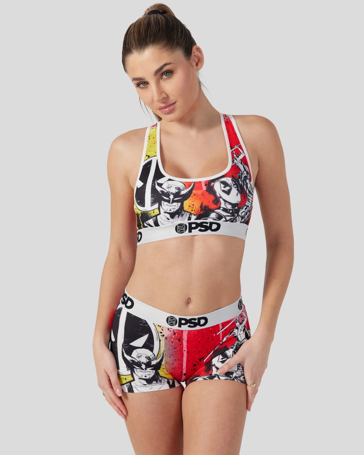 Sale PSD Deadpool - Holy Snikt! - Sports Bra