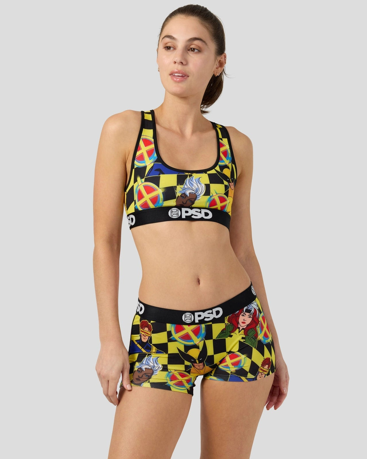 Sale PSD Xmen Checkers Bs Multi - Boy Short