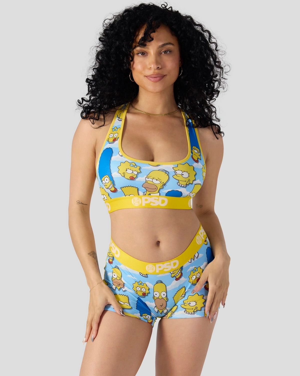 Sale PSD The Simpsons - Heads - Sports Bra