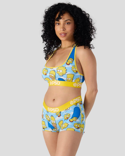 Sale PSD The Simpsons - Heads - Sports Bra